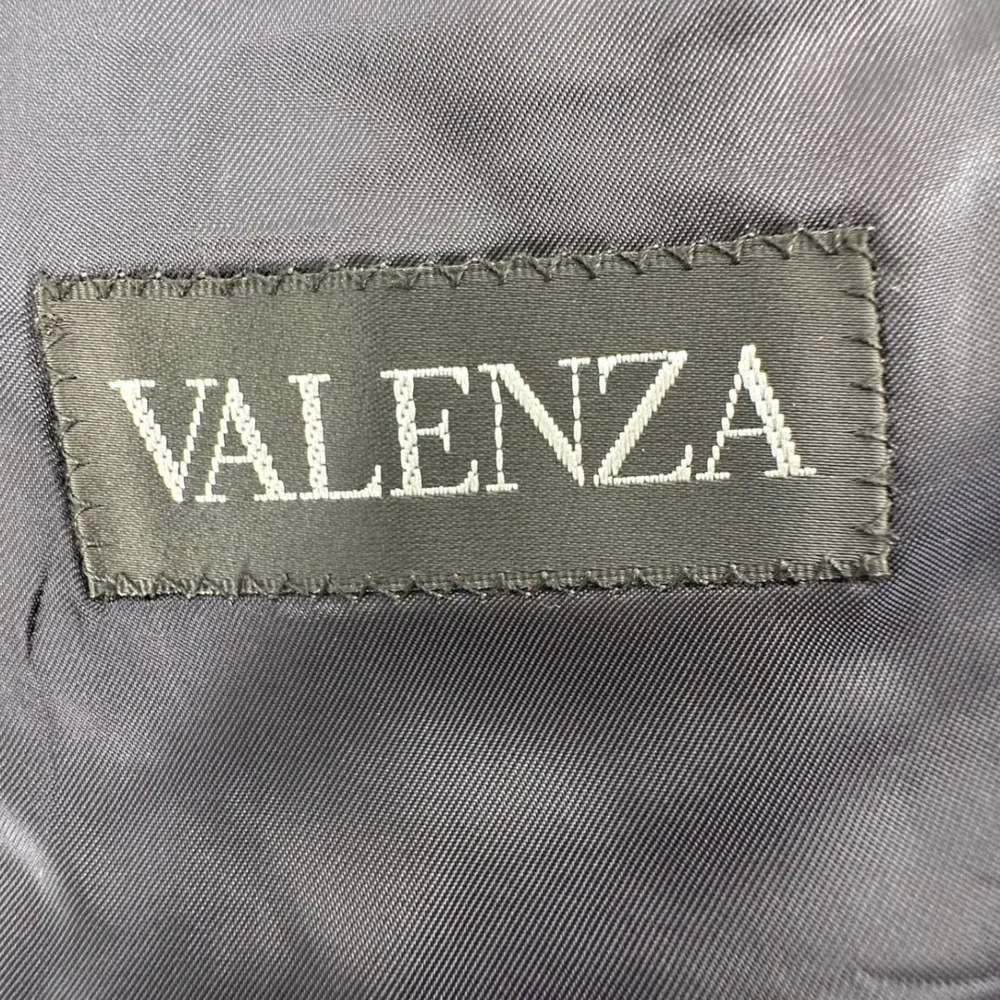 Valenza Cashmere Blazer Mens 44L Blue Made in‎ Canada Sport Coat Classic Lux